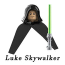 Disney Luke Skywalker Ahsoka Tano Building Block Yoda Obi-Wan Kenobi Sith Kylo Ren Count Dooku Starkiller Brick Figure Toy