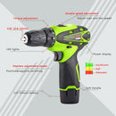 YIKODA 12V 16.8V 21V 25V Electric Screwdriver Cordless Drill Rechargeable Lithium Battery Mini Wireless Power Driver Tools