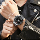 NAVIFORCE Watches for Men Luxury Brand Digital Chronograph Sport Quartz Wristwatch Waterproof Military Steel Band Luminous Clock