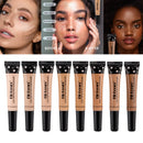 Nude Makeup Facial Foundation Waterproof Cover Blemish Base Fluid Concealer Oil Control Lasting Brighten Skin BB Cream Cosmetics