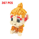 Pokemon Small Building Pokemon Blocks Small Cartoon Picachu Animal Model Education Game Graphics Pokemon Toys For Kids Birthday