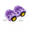 Big Building Blocks Accessories Compatible Large Bricks Children Kids Truck Car Bus City Traffic Series Assembly Educational Toy