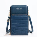 Hot Sell Mobile Phone Bags With Metal Opening Crossbody Bags Women Mini PU Leather Shoulder Messenger Bag For Girls Gift