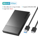 ORICO External HDD Case 2.5" HDD Case USB 3.0 to SATA 5Gbps Hard Drive Case for 7-9.5mm 2.5 inch SATA hd externo for PC