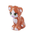 MOC City Animal Building Block Figures Goat Sheep Dog Lion Panda Cheetah Parrot DIY Farm Street View Accessories Bricks Toy Gift