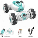 Roclub 4WD RC Car 2.4G Radio Remote Control Car 1:24 Double Side RC Stunt Cars 360° Reversal Vehicle Model Toys For Children Boy