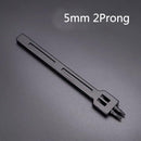 1PC 4/5/6mm Leather Black Round Hole Row Punch Tool DIY Round Stitching Punch Sewing Stitching Punch Carving Work Saddle Set