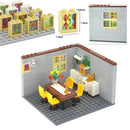 Thick Wall Figures Bricks Compatible 98283 15533 DIY 1x2 1x3 1x4 1+2 Dots Building Blocks Educational House Contruction Toys