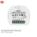 Moes Smart ZigBee WiFi Switch Module Dimmer Curtain Switch Smart Life App Remote Control Alexa Google Home Voice Control