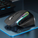 VT Bluetooth+2.4G Wireless Mouse Rechargeable Silent Ergonomic Computer DPI Up 4000 For Tablet Macbook Laptop Gaming Office