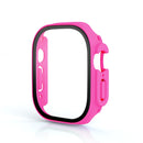Glass+case For Apple Watch Ultra 49mm strap smartwatch PC Bumper+Screen Protector Tempered Cover iwatch series band Accessories