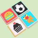 Montessori Baby Visual Stimulation Card Toys Black White Flash Cards High Contrast Visual Stimulation Learning Montessori Cards