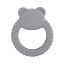 1pc Baby Teether Silicone Bracelet BPA Free Cute Animal Silicone Pendant Wood Ring Teething Rattle for Baby Accessories Toys