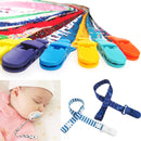 1pc Adjust Baby Pacifier Clip Chain Ribbon Dummy Holder Soother Pacifier Clips Strap Nipple Holder for Infant Feeding
