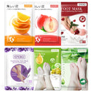PUTIMI 6packs Exfoliating Foot Mask Feet Peeling Mask Spa Socks Smooth Dead Skin Remover Moisturizing Whitening Foot Mask