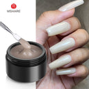 MSHARE 10ml Milky White Builder Nail Extension Gel Self leveling Nails Quick Building Clear Pink Nail Tips UV Led Gel Soak Off