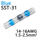5/10/20/30/50pcs Solder Seal Wire Connectors 3:1 Heat Shrink Insulated Electrical Wire Terminals Butt Splice Waterproof