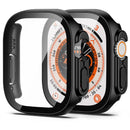 Glass+Case For Apple Watch Ultra 49mm band smartwatch PC Bumper+Screen Protector Tempered Cover iwatch series Ultra Accessories