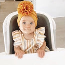 Cute Flower Baby Hat Toddler Turban Infant Head wraps Kids Bonnet Newborn Toddler Beanie Cap for 0-18m