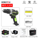 Cordless Screwdriver Electric Screwdriver Cordless Drill Power Tools Handheld Drill Lithium Battery Charging Drill + Battery