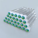 50pcs Reusable Eyelash Brush Tube Eye Lash Brush Eyebrow Brush Resin Drill Replaceable Mascara Wand Brushes Dust-proof