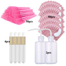 Eyelash Extension Supplies Set Lashes Micro Brush Tape Glue Ring Eye Patches Disposable Mascara Wands Applicator Eyelashes Tool
