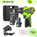 YIKODA 12V 16.8V 21V 25V Electric Screwdriver Cordless Drill Rechargeable Lithium Battery Mini Wireless Power Driver Tools