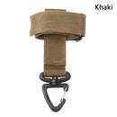 Multi-purpose Outdoor Tactical Gear Clip Secure Pocket Belt Keychain Webbing Gloves Rope Holder Military Outdoor Accessories