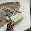 Pu Leather Woven Small Waist Bags For Women Luxury Brand Shoulder Bag New Trend Women Hand Bag 2022 Messenger bag Female Purses