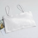 Top women Summer Women Sling Tube Top Sexy Bra Women underwear Push Up Bra Seamless Ice Silk Breast Wrap Lingerie Crop top