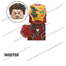WM blocks 6052 6055 6056 6061 6063 6068 6071 6132 Disney anime bricks mini action toy figures Assemble blocks kids toys gifts