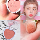 Blush Makeup Love Palette 4 Color Mineral Powder Peach Red Rouge Lasting Natural Hawthorn Cheek Tint Waterproof Blusher Cosmetic