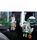 Black White View Back Seat Mirror Baby Car Mirror Safety Seat Headrest Rearview Mirror Baby Facing Rear Ward Car Kids Monitor