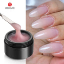 MSHARE 10ml Milky White Builder Nail Extension Gel Self leveling Nails Quick Building Clear Pink Nail Tips UV Led Gel Soak Off