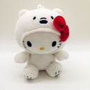 Sanrio 10cm Kuromi My Melody KT Cat PC Dog Hello Kitty Keychain Anime Plush Figure Pendant Accessories Cute Animals Toys