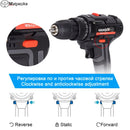 Cordless Screwdriver Electric Screwdriver Cordless Drill Power Tools Handheld Drill Lithium Battery Charging Drill + Battery
