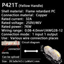 Mini Fast Wire Cable Connectors Universal Compact Conductor Spring Splicing Wiring Connector Push-in Terminal Block P421 F12