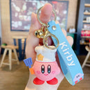 Fashion Star Kirby Plush Toys Keychain Chilkdren Toy Cute Pink Kirby Keychain Car Pendant Key Chain Woemen Keychains Toys Gifts
