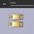 2pcs/pair Shoelace Buckle Metal Shoelaces AF1 Shoelaces Buckle Accessories Metal Lace Lock DIY Sneaker Kits Metal Lace Buckle