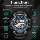 Cool Luminous Men Sport Watch High-end Silicone Strap Military Wrist Watch Led Calendar Waterproof Digital Watch reloj de hombre