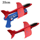 Airplane Launcher Toy Children Bubble Catapult Plane Catapult Gun Outdoor EPP Foam Airplane Launcher Shooting Game Toy for Kids