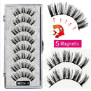 MB Anniversary 5 Magnetic Eyelashes With Tweezers Natural Wispy Faux Cils magnetique Mink Lashes Professional Eye Lashes Set