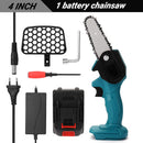 21V Portable Mini Electric Pruning Saw Rechargeable chainsaws Wood Spliting Chainsaw Woodworking Tool for Orchard Branch Clip