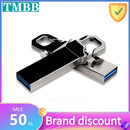 BINFUL high speed memoria flash drive pendrive 64G waterproof pen drive 16GB 8GB 4GB 32GB flash usb metal stick key Custom logo