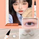 Liquid Eyeliner Lying Silkworm Pen Matte Shadow Long-lasting Waterproof Quick-dry Tea Brown Pen Glitter Eye Makeup Beauty Tools