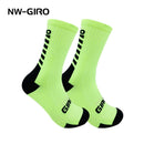 NW-GIRO 2022 New Cycling Socks Bike Nurse Compression Road Bike Running Mtb Knee-high White Sports Funny Brand Black