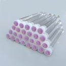 50pcs Reusable Eyelash Brush Tube Eye Lash Brush Eyebrow Brush Resin Drill Replaceable Mascara Wand Brushes Dust-proof