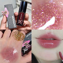 Galaxy Gray Mirror Water Lip Gloss Lip Glaze Shimmer Glass Lip Oil Liquid Lipstick Waterproof Moisturizing Matte Lip Balm Makeup
