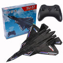 Rc Plane SU 57 Radio Controlled Airplane with Light Fixed Wing Hand Throwing Foam Electric Remote Control Plane toys for kids
