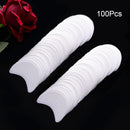 100pcs/pack Eyeshadow Shields Protector For Eye Makeup Eyeliner Shield Disposable Pad Lint Free Patch Beauty Application Tool
